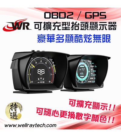 F15 OBDII GPS 抬頭顯示器