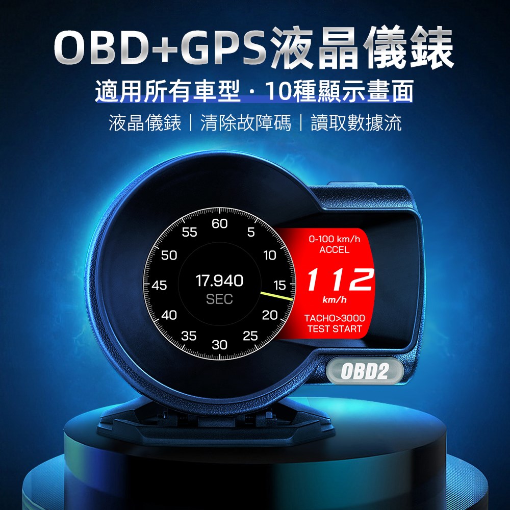 F8 PRO OBDII GPS                                                抬頭顯示器          