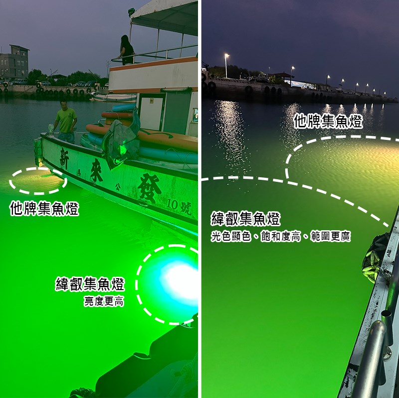 LED 3000W 水下集魚燈 水下100米