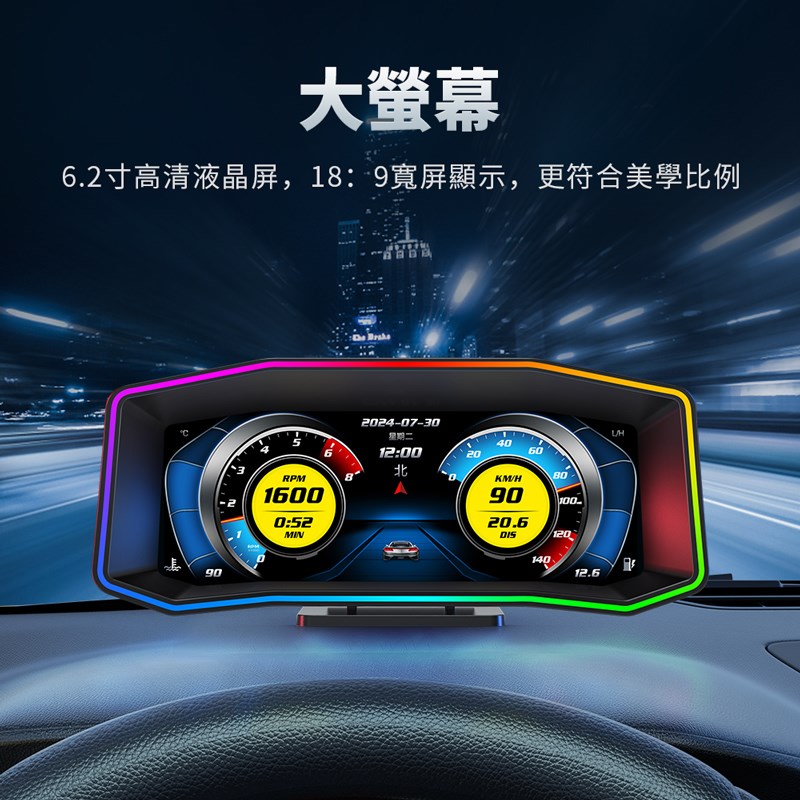FP4 OBD2 GPS 胎壓+科技執法+測速提醒