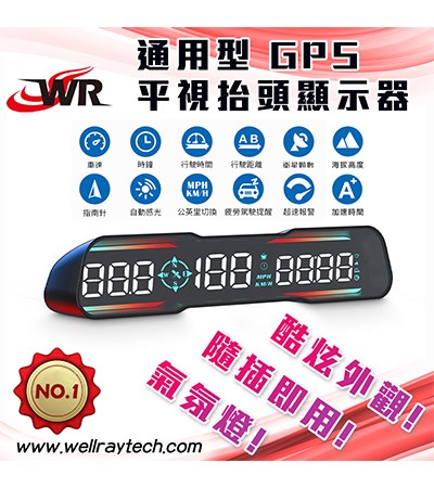G19 GPS HUD 抬頭顯示器