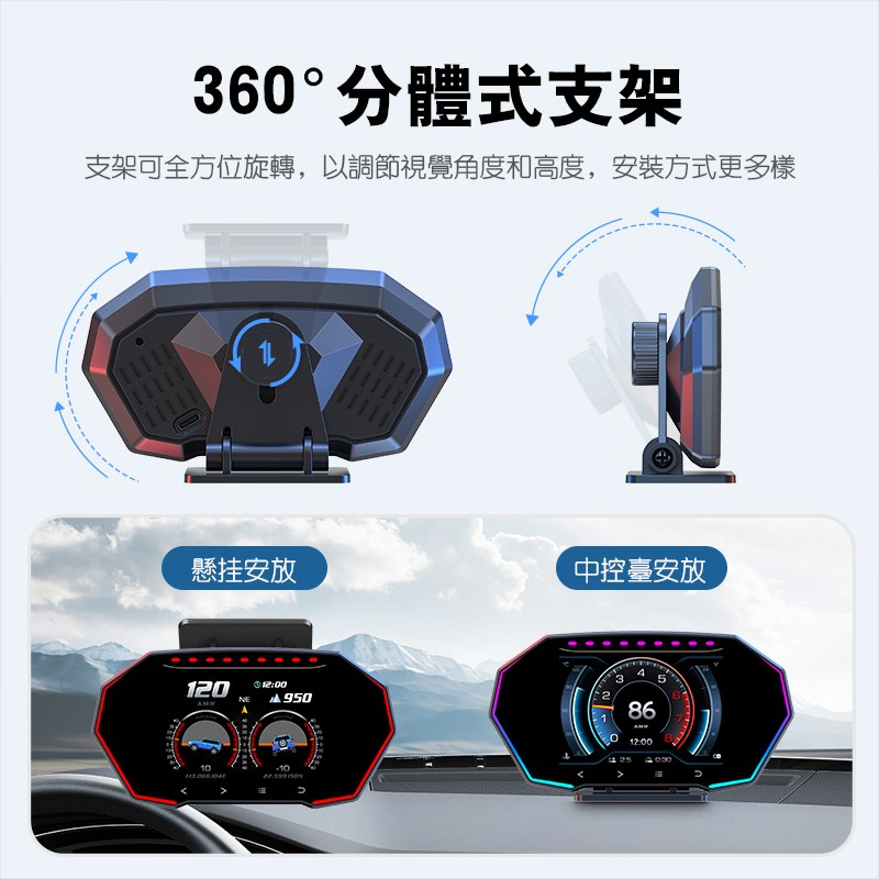 F11 PRO OBDII 抬頭顯示器 