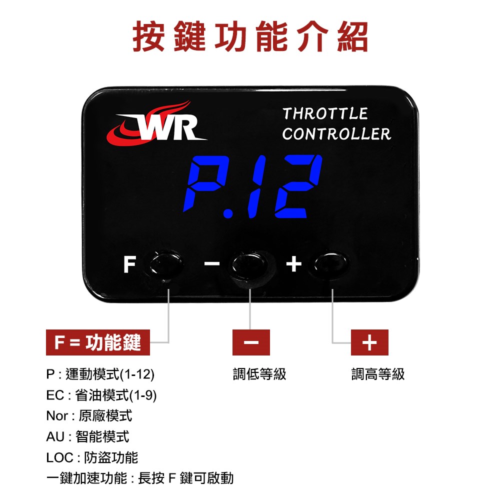 WR TC-22 電子油門加速器