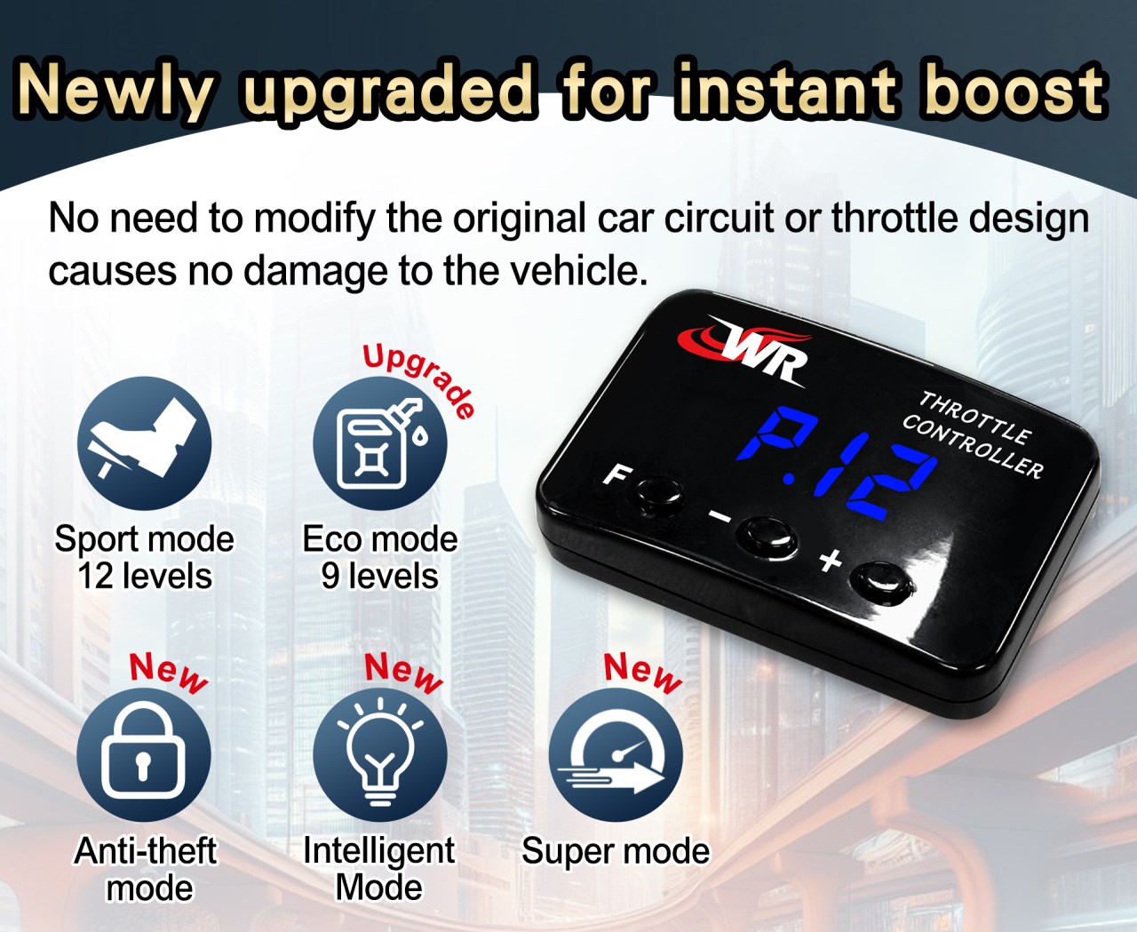 electronic throttle accelerator booster