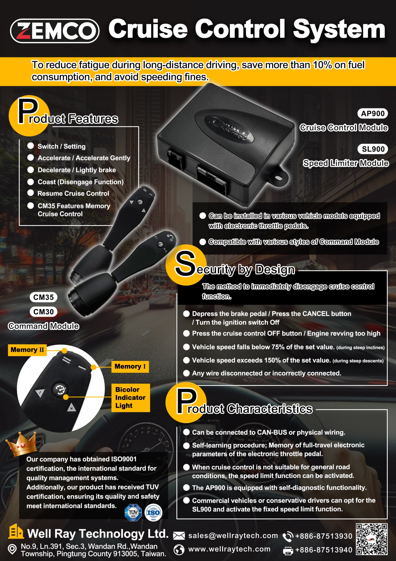 AP900 Cruise Control System