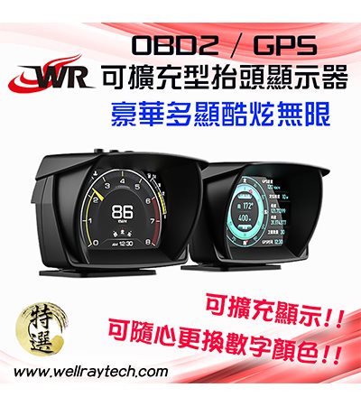 F15 OBDII GPS 抬頭顯示器
